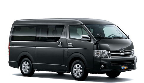 Luxury Black Van for Umrah Travel - Qibla Taxi Service